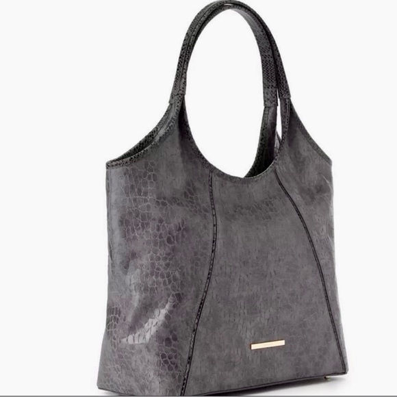 Brahmin Handbags - Brahmin Iona Charcoal Tote